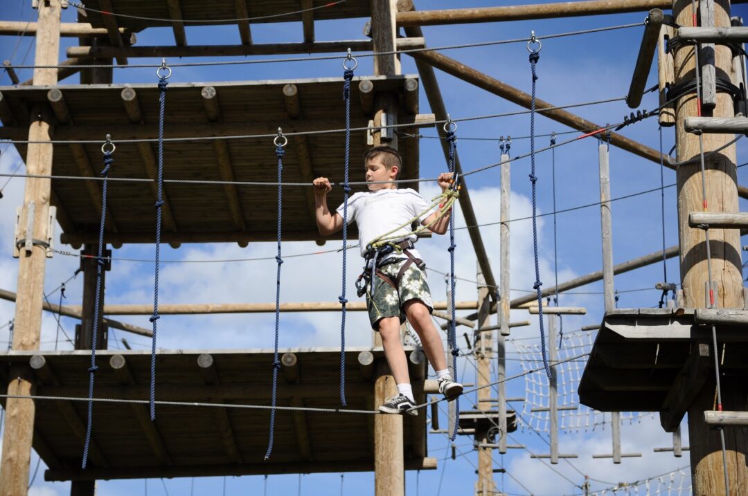 Visit Saaremaa - Kid climbing in adventure park - photo